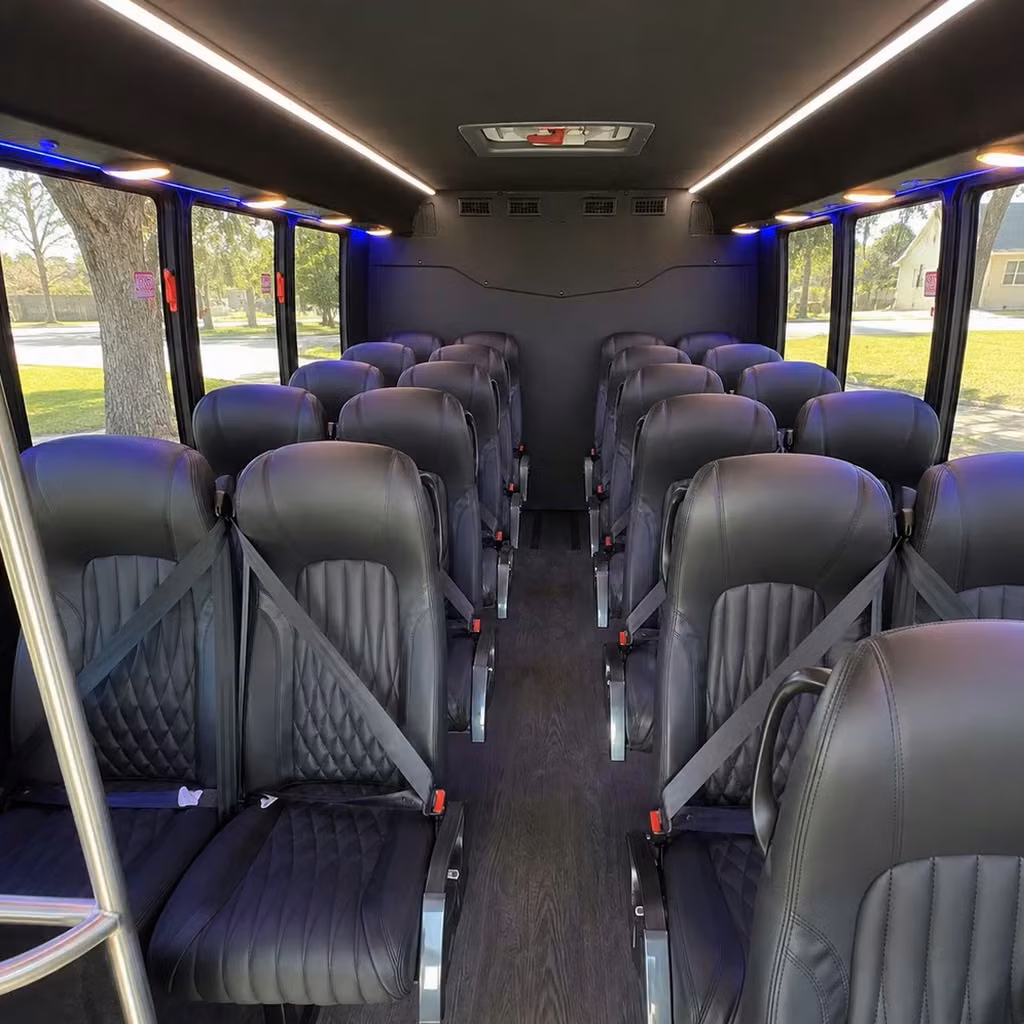 25 passenger minibus interior