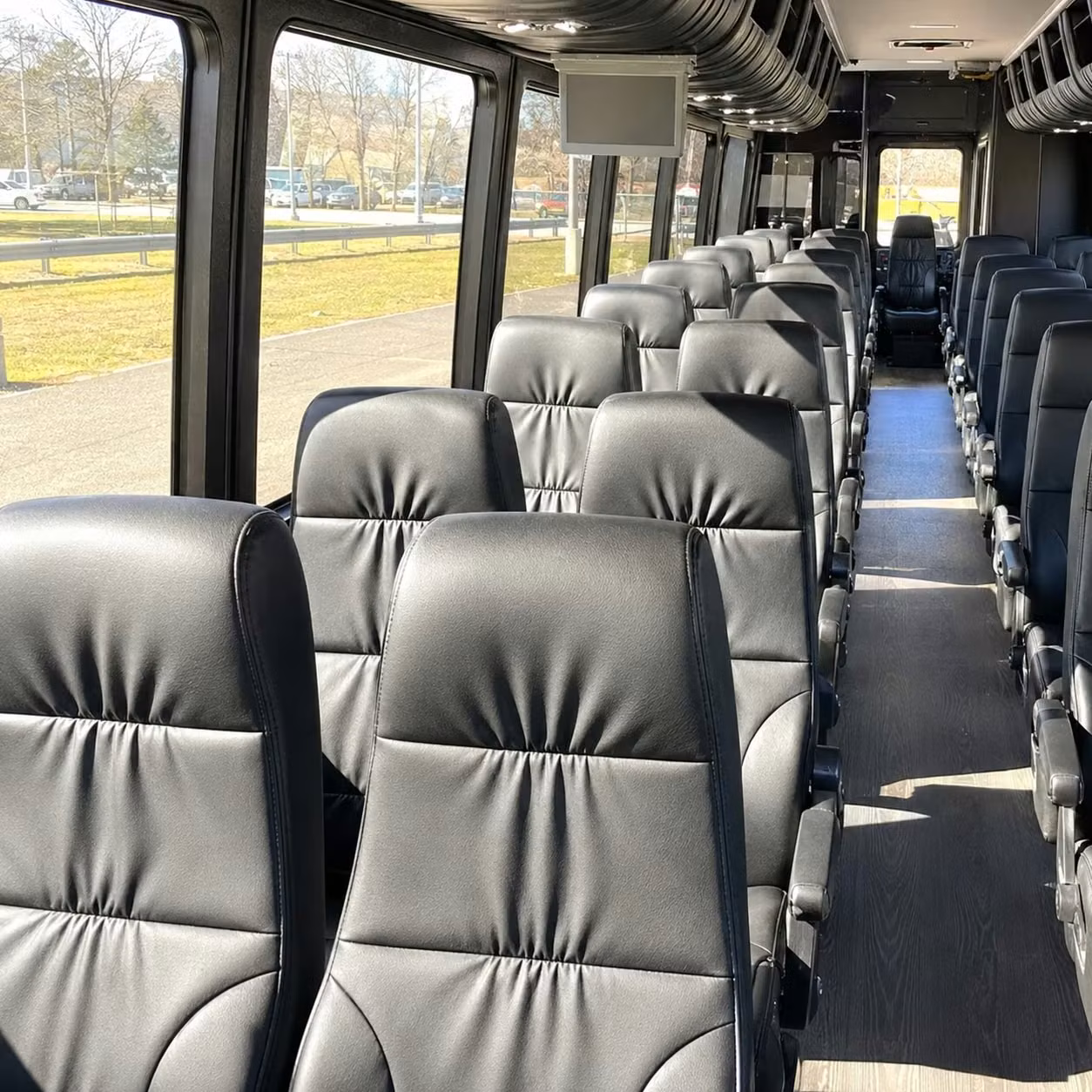 28 passenger minibus interior