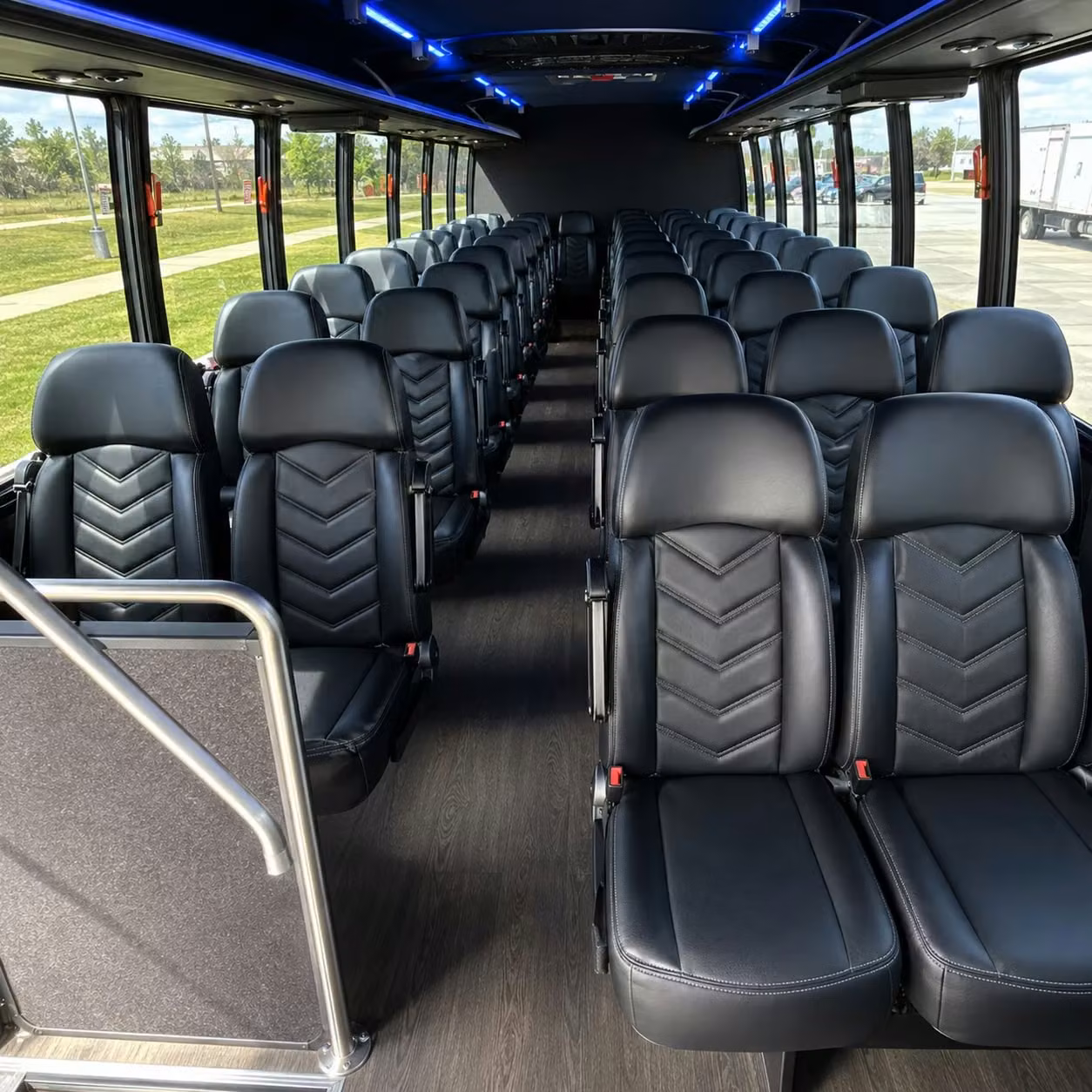 30 passenger minibus inside
