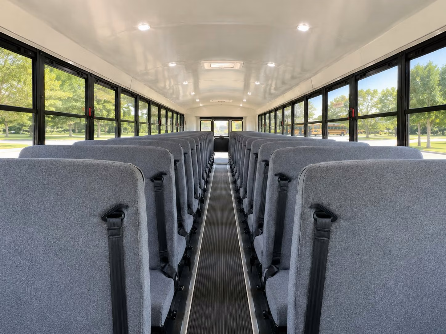 school bus interior